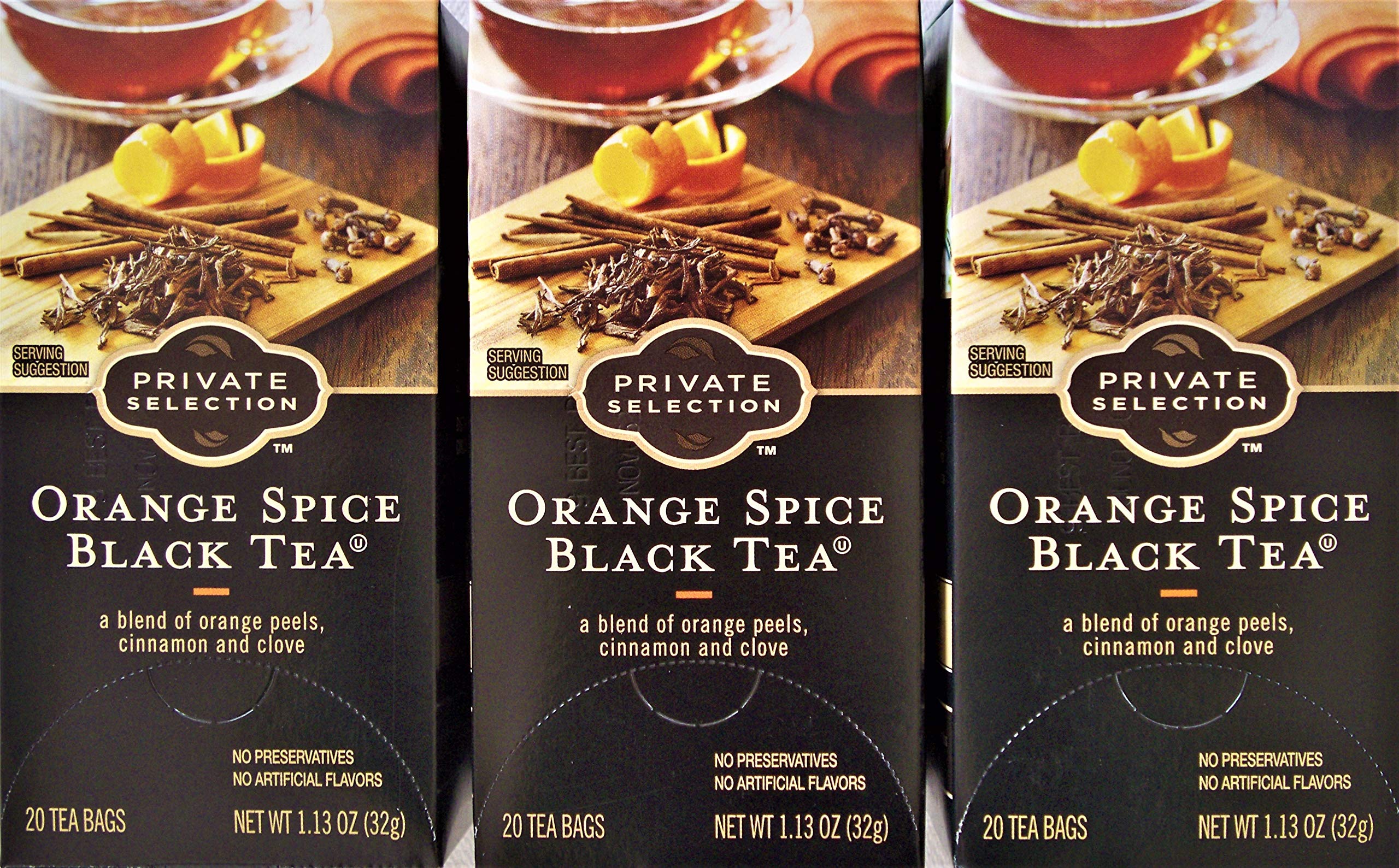 Amazon.com : Private Selection Orange Spice Black Tea 3 Pack